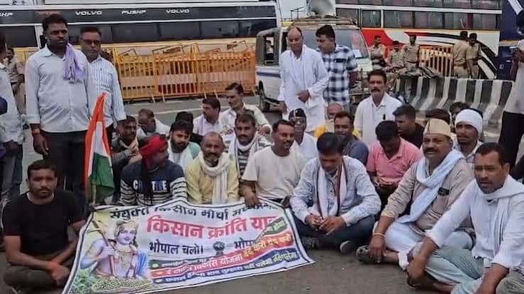 Bhopal Farmers Protest