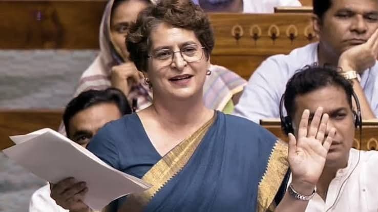Priyanka Gandhi Anurag Thakur