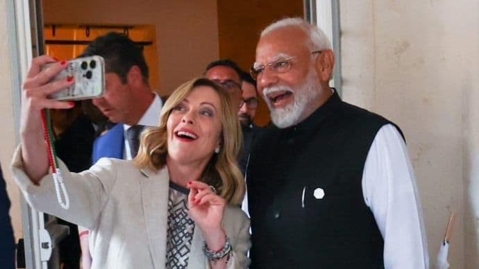 Modi Meloni Italy Visit