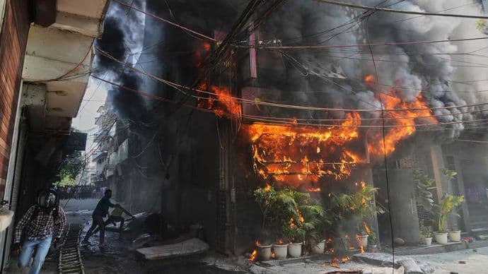 Delhi Hotel Fire