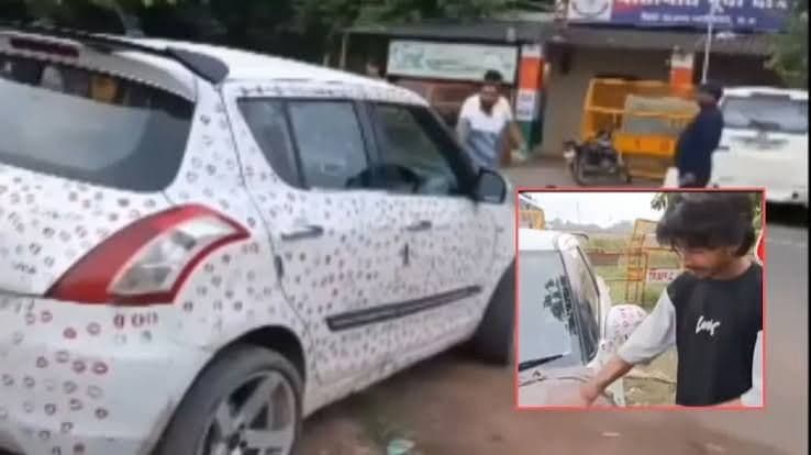 ':गर्लफ्रेंड ने साढ़े 3 घंटे में क्यों बनाए 3400 लिपस्टिक मार्क्स; पुलिस ने चालान क्यों काट दिया?